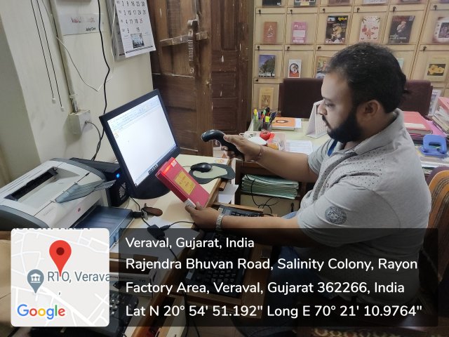 Library clerk PC & Printer